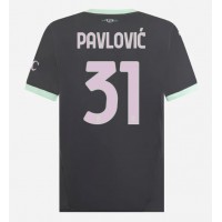 AC Milan Strahinja Pavlovic #31 Tredjeställ 2024-25 Kortärmad